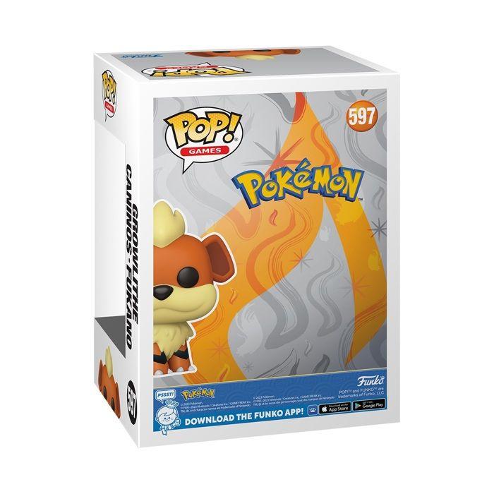 Figurine - funko - growlith - 9cm - multicolore - pokémon