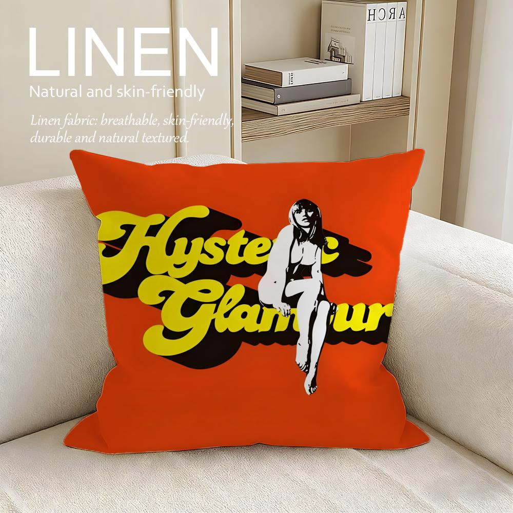 Brand Hysteric Glamour Cushion Cover Pillowcase Set Pcs x x Breathable Washable Sofa Cushion Cover