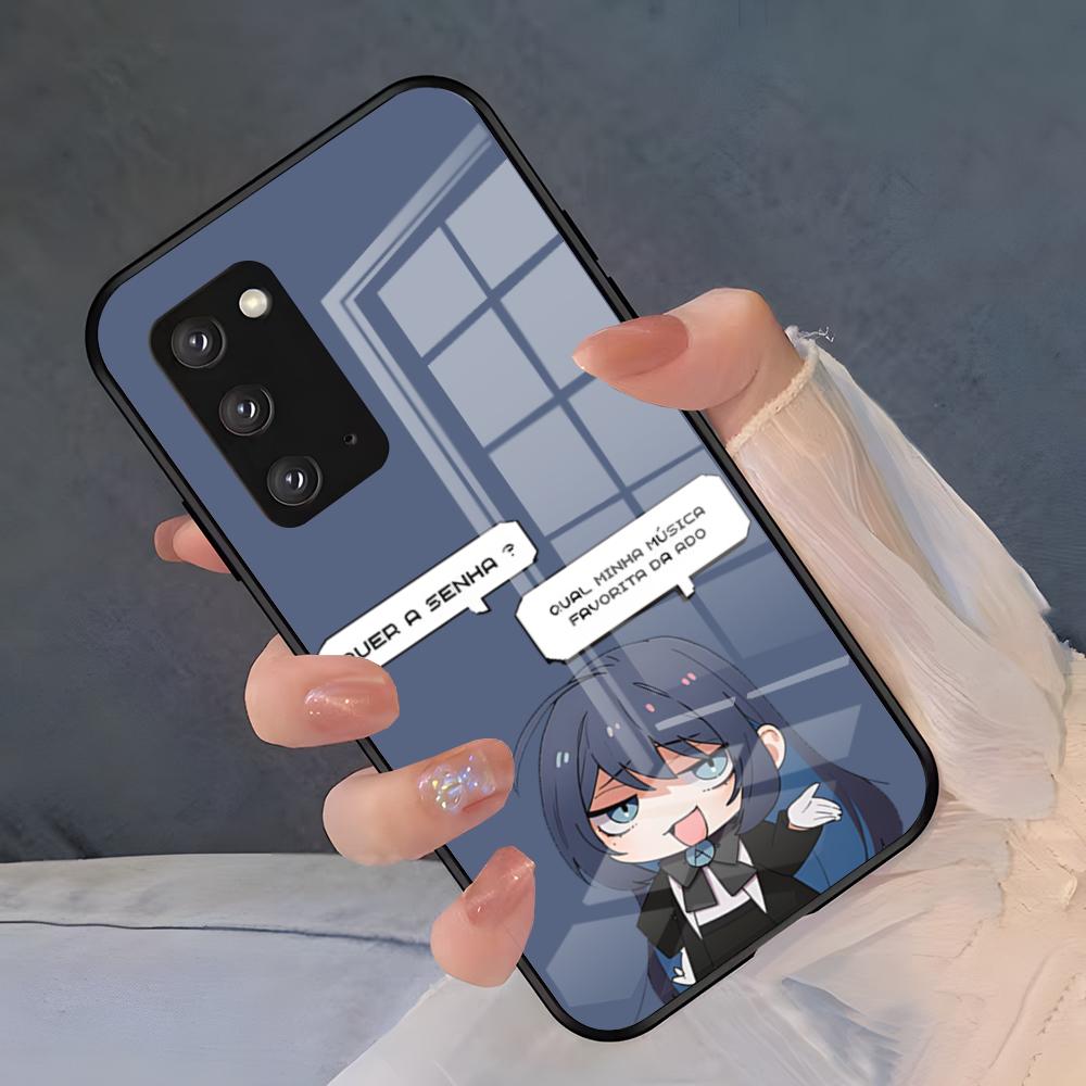 Cute A-Ado Phone Case For Samsung S26 S25 Plus S20 S20 Plus S22 Ultra S23 FE S21 Plus S21 Ultra Glass Cover