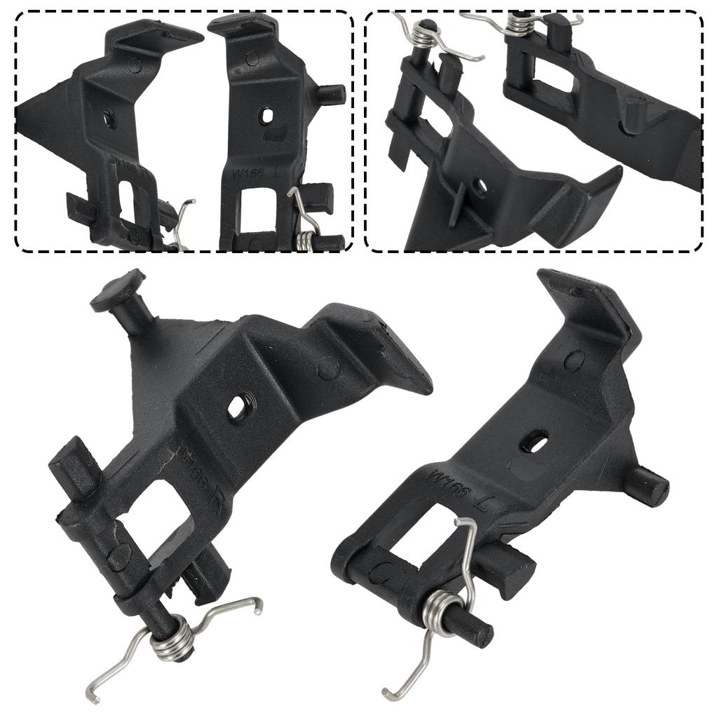 Auto Parts Armrest Latch Clip Replacement 2pcs/set Black Car Accessories Kit Plastic For Mercedes For Benz W166 Practical