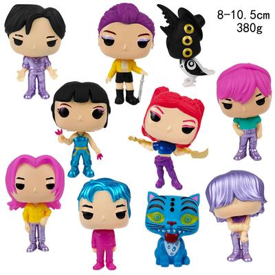 10ks Kpop Lovci démonů Figurka Pvc Model Anime Figurka Kolekce Socha Stolní Dekorace Panenky Dětské Hračky Halloweenské Dárky