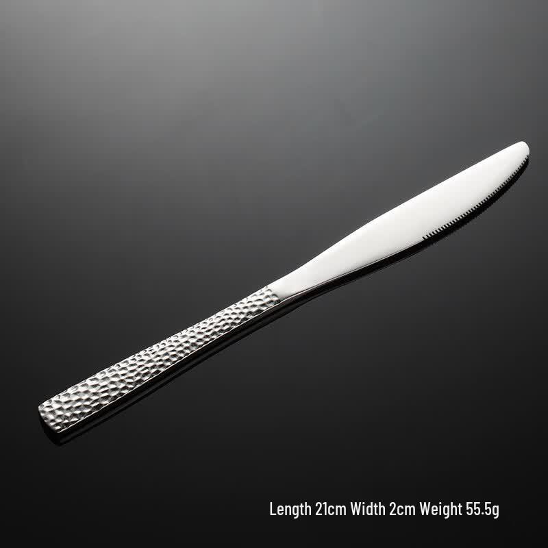 Qian Xing 430 Stainless Steel Hammered Dinner Knife