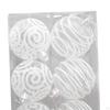 6 Pieces Christmas Tree Balls Shatterproof Hanging 6cm Decoration Ornaments for