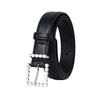2.4Cm Wide Leather First Layer Cowhide Belt Women'S Versatile Pearl Button Head Fashion Trend Casual Pants Belt Women'S
