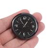 Car DIY Accessories Universal Round Car Clock Stick-On Electronic Watch Dashboard Noctilucent Decoration