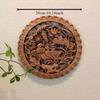 1pc Chinese Woodcarving Ornaments Solid Wood Carving Crafts Living Room Wall Decoration Home Accessories Wall Decorations