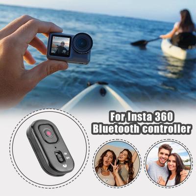 For Vlogging Cycling Selfie Photography Delay-free Operation Stable Bluetooth Remote Control for Insta360 Accessories 10M Range