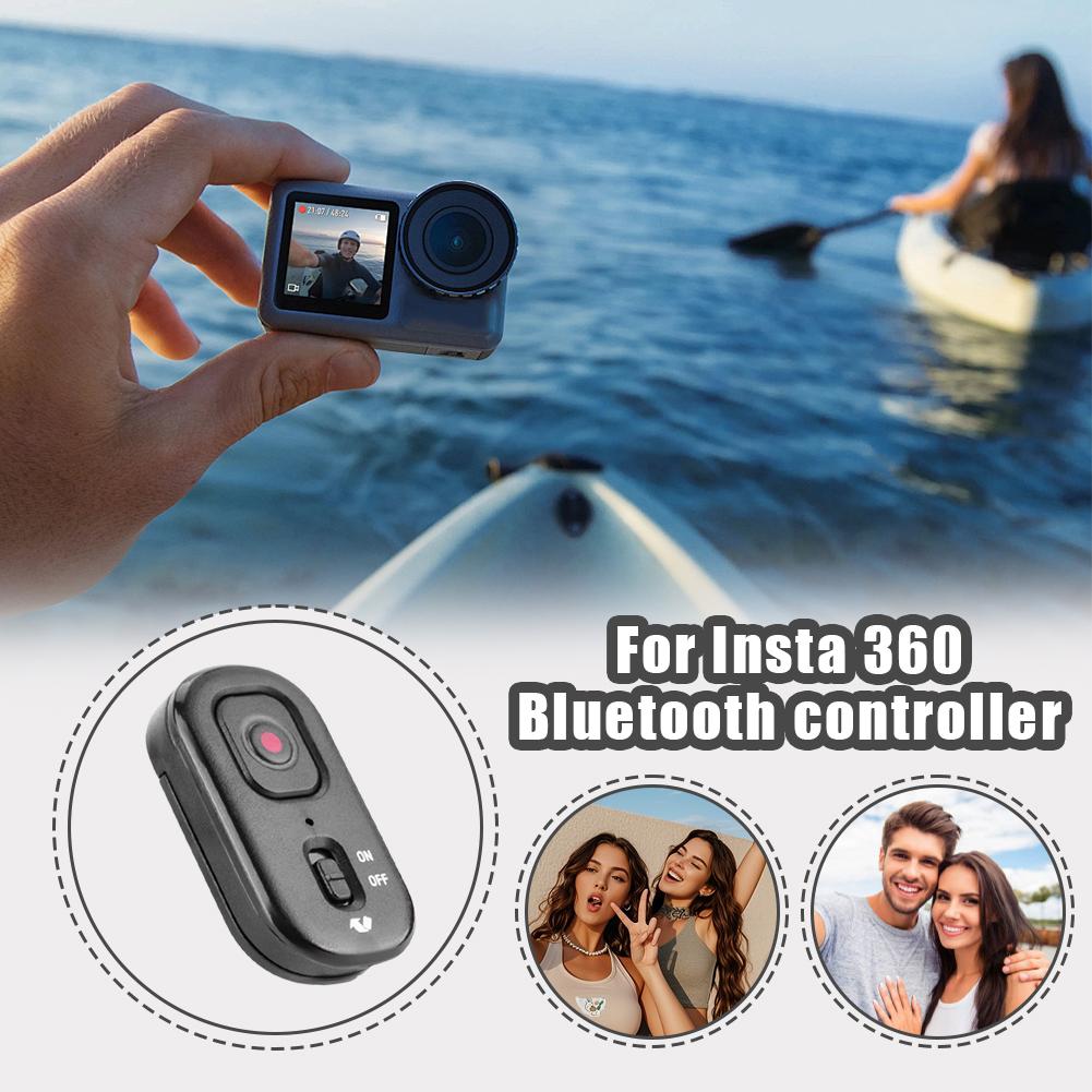 For Vlogging Cycling Selfie Photography Delay-free Operation Stable Bluetooth Remote Control for Insta360 Accessories 10M Range