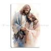 Healing Love The Embrace of Christ and Mary Magdalene Metal Plaque Poster Vintage Garage Custom Cinema Custom Tin Sign Poster