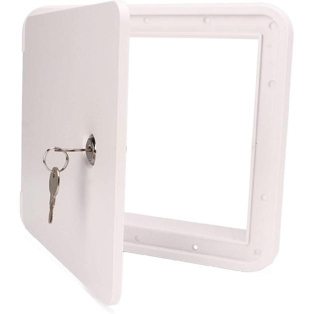 Power Cable Hatch, Rainproof Anti Thickened Electrical Access Door Hatch for RV Boat Trailer