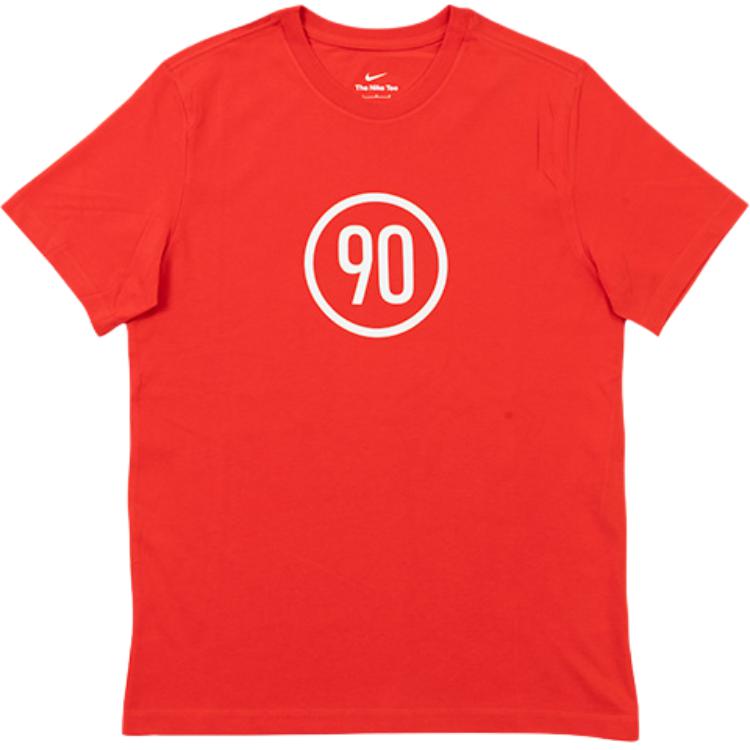 

Nike Мужская футболка с коротким рукавом и круглым вырезом с цифровым принтом, красная IB6033-657 XXL