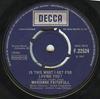 7inch Record MARIANNE FAITHFULL  Is This What I Get For Loving You F22524 Decca 1967 UK Pop Used
