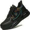 Waterproof Upper Men Safety Shoes Rotated Button Steel Toe Sneakers Anti-stab Anti-smash Work Shoes Man Work Safety Boots Light