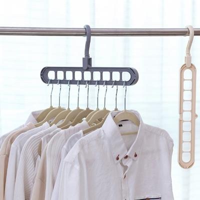 1PC Clothes Multi Hanger Space Saving Folding Hook Rack Wardrobe Organizer