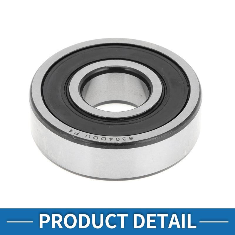 Motoforti 6304DDU Deep Groove Ball Bearings 20x52x15mm P4 Double Rubber Seal Lubricated Bearings Car Scooter Skateboard Wheel