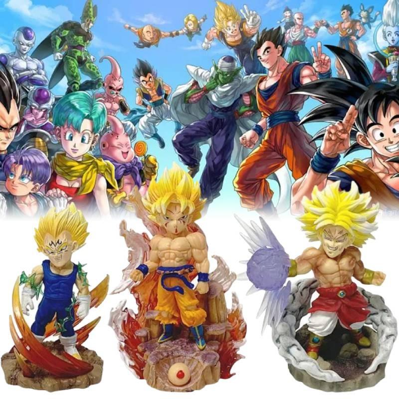 Ball Son Dragon Goku Super Saiyan One Figurine Anime Xmas Room Model Ornament