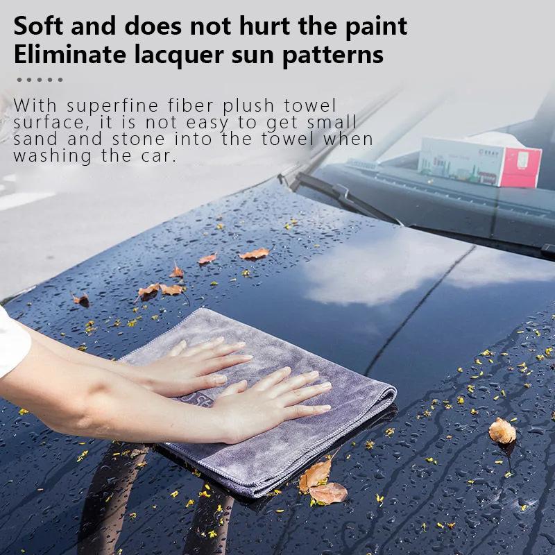 Car Wash High-end Microfiber Towel Car Cleaning Drying Cloth Hemming Car Care Cloth Detailing Wash Towel Car