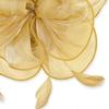 Elegant Feather Organza Fascinator Hair Hoop Church Dress Up Wedding Headpiece