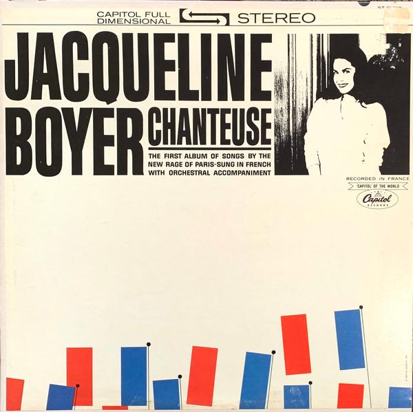 

LP Record JACQUELINE BOYER Chanteuse ST10313 Capitol Records 1962 US Pop Used