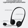 with Mic Business Headphones Wired Earphones Universal Call Center Headset  Call Headphones