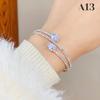 Elegant  Imitation Pearl Bracelet Multilayer Stretchable Pearl Bracelet