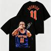 Hot Sale 2026 Y2K Jalen Brunson Portrait Graphic Print T-shirt Men Women Basketball Star Oversized Loose Causal Oversized Short Sleeve Summer New Tee