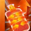 1000ml Explosion-Proof Hot Water Bottle with Soft Cloth Cover Non-Slip Grip for Menstrual Pain Relief Cozy Durable Heat Therapy