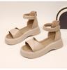 Thick-soled Sandals Sports Soft-soled Mid-heel Beach Shoes Sandals
