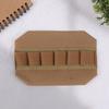 Portable Bag Insert Elastic Holder Elastic Loop Panel Hook And Loop Organizers Pouch Insert Attachment With Hook Fastener
