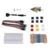 With Button and Resistor Starter Kit with 400 Hole Breadboard Electronics Component Kit Starter