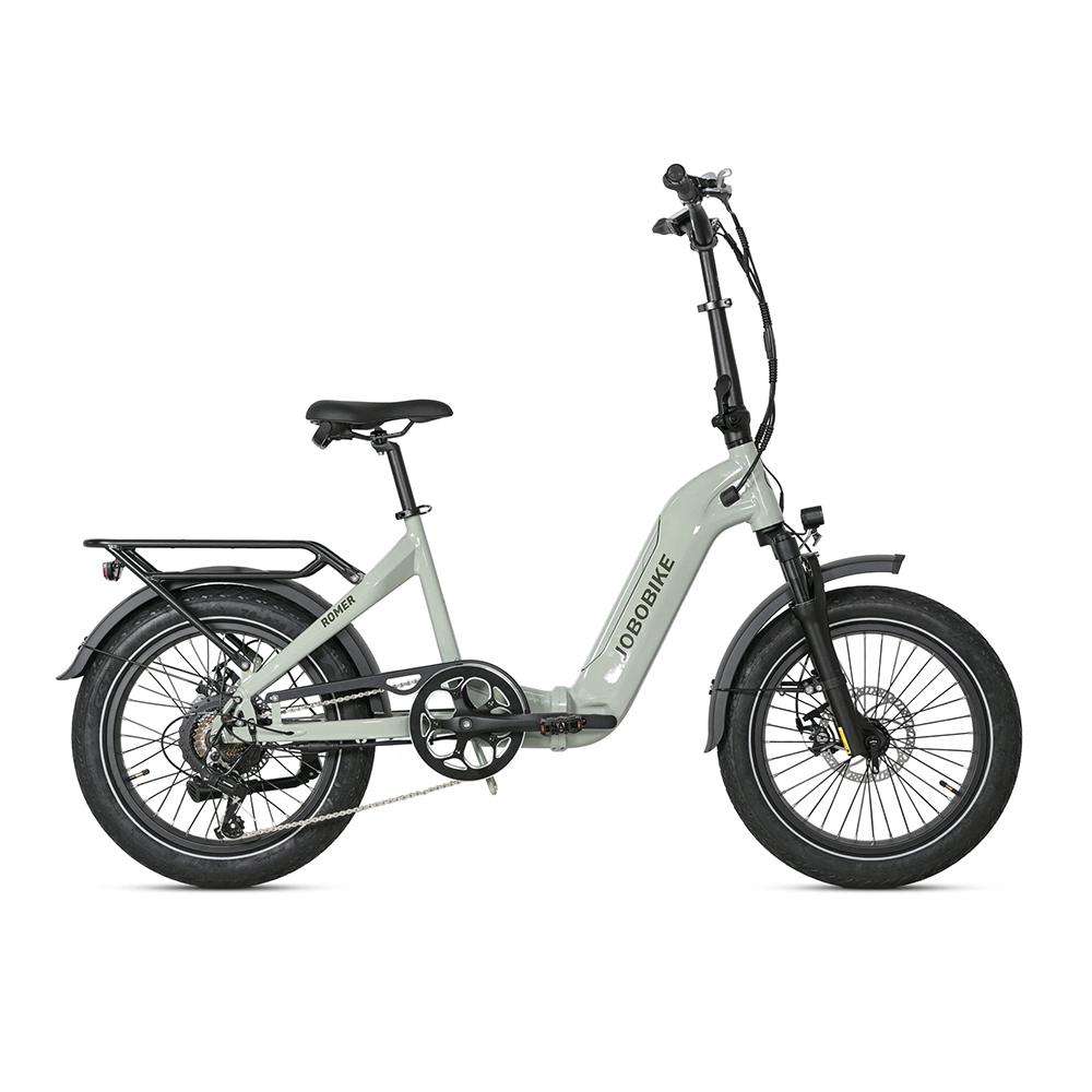 JOBOBIKE Romer 20" Foldable Electric Bike 250W Bafang Motor, 48V 15AH Battery Foldable E-Bike with LG Battery