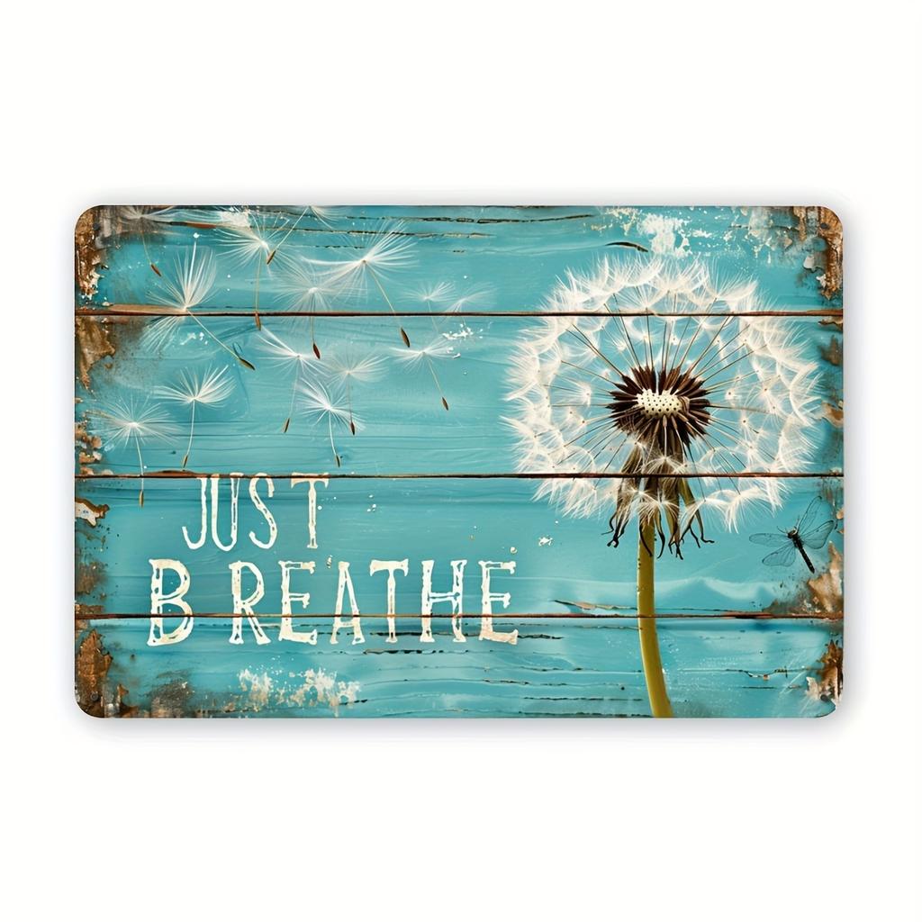 Vintage Garden Metal Tin Sign - Floral & Gardening Tools Design Perfect for Bar Cafes Restaurants, Garages & Home Decor Wall Art