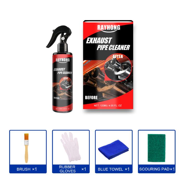 

Cut Through Grime, Not Metal. Professional Exhaust Pipe Cleaner - Dissolves Stubborn Buildup.