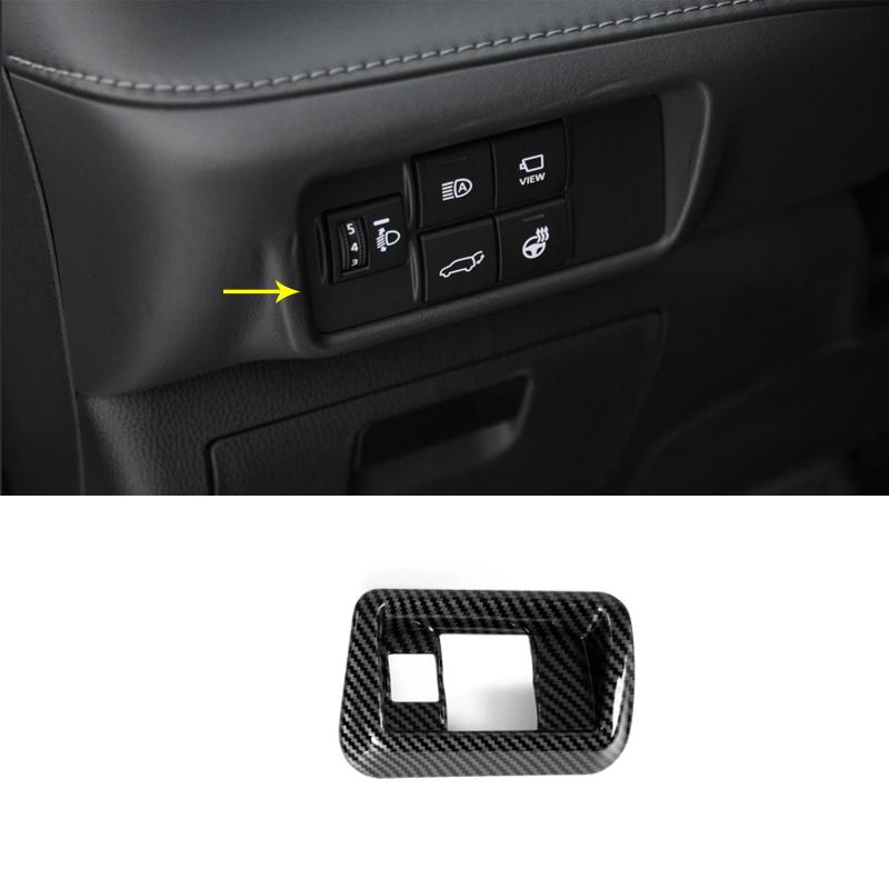 Car Interior For Toyota Highlander Kluger   Gear Shift Head Knob Stickers Air Vent Trims Glass Switch Decorative Cover
