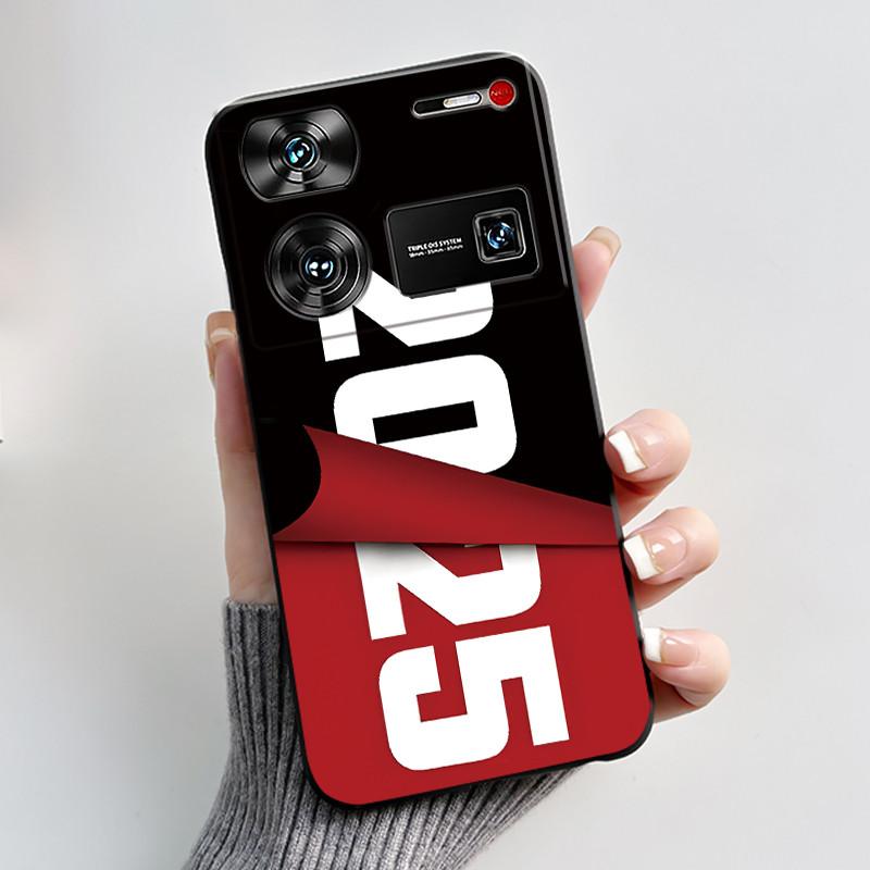 Case For ZTE Nubia Z60 Z70 Z70S Z50 Ultra Cute Love Heart Rabbit Matte Black Soft Silicone Cover For Nubia Z60Ultra Fundas Shell
