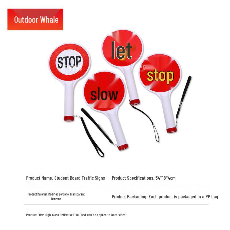 Outdoor Handheld Traffic Command Sign