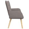 2 Seater Sofa Taupe 115 x 61 x 87 cm Fabric