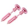 1 Pair Punk Gothic Unisex Stainless Steel Screw Stud Earrings Jewelry