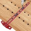 Multifunction T Shape Ruler with Clear Marking Precisions T Shaped Measuring Tool Aluminum Rule Tool for Engineering, Art
