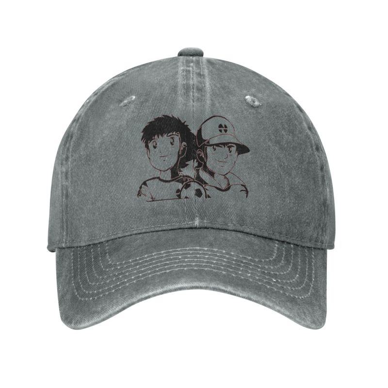 Punk Genzo Captain Tsubasa Anime Fußball Fußball Baumwolle Baseball Cap Unisex Frauen Verstellbare Papa Hut Outdoor