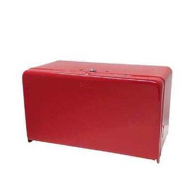 Dulton Taschentuch Roter Papierhalter Höhe Breite Tiefe Spender, Stahl, Box, 145mm, 260mm, 125mm, 100-160NRD