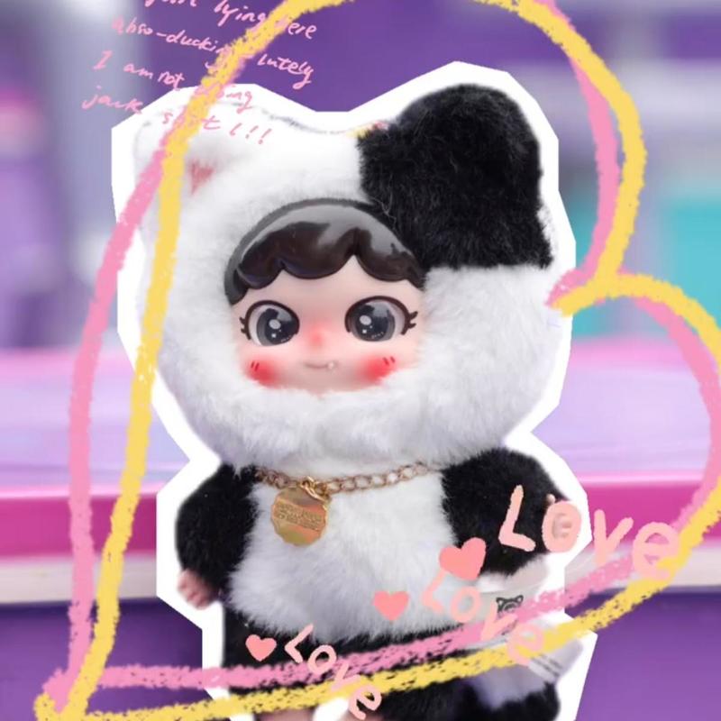 Instock Genuine Baby Three Joymiya Sweet Tooth Peekaboo Series Blind Box Mystery Box Cute Doll Anime Figure Bag Pendant Perfect Gift