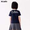M.Latin Girls' Color-block Short Sleeve T-shirt