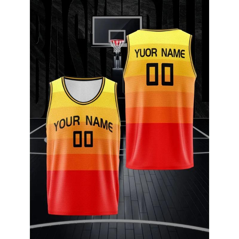 2025 New Customization Name And Number Men Vest 3D Full Printed Fashion Basketball Tank Tops Sportswear Custom DIY Fit Team Tops