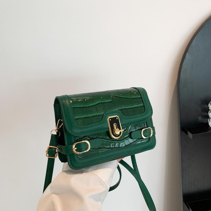 Lässige kleine Tasche Damen Frühling und Sommer 2025 neue Mode Textur Schulter Umhängetasche tragbare kleine quadratische Tasche