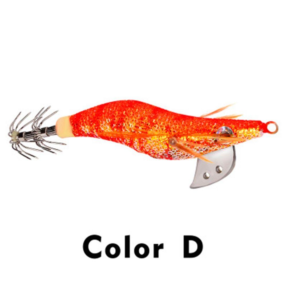 2.0#  2.5#  3.0# Jigs Luminous Lifelike Squid Hook Wood Shrimp Lures Octopus Bait Fishing Tackle