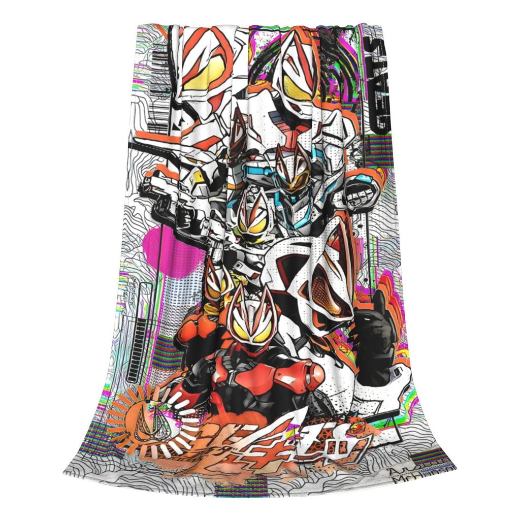 Kamen Rider Anime Blanket Multiple Sizes Super Soft and Warm Throw Blankets for Couch Sofa and Bed