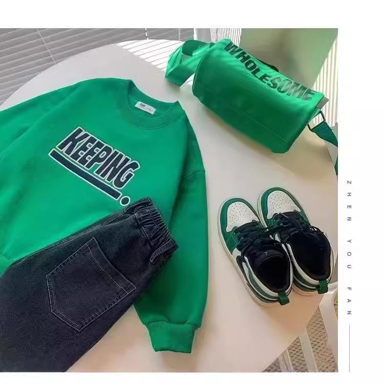 Trendige Sweatshirts für Jungen: 2023 Frühling & Herbst Langarm-Oberteile für Kinder