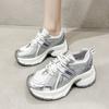 Inner heightening platform retro dad shoes women's 2025 spring new sports shoes casual shoes German training shoes Forrest Gump shoes women