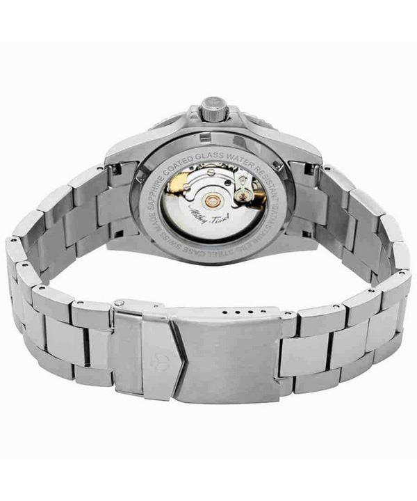 Mathey-Tissot Mathy Vintage Automatik Edelstahl blaues Zifferblatt H900ATBU Herrenuhr